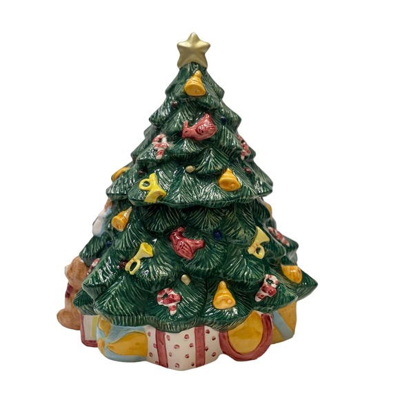 Jay Import Co. Vintage Ceramic Christmas Tree Cookie Jar - Picture 4 of 11